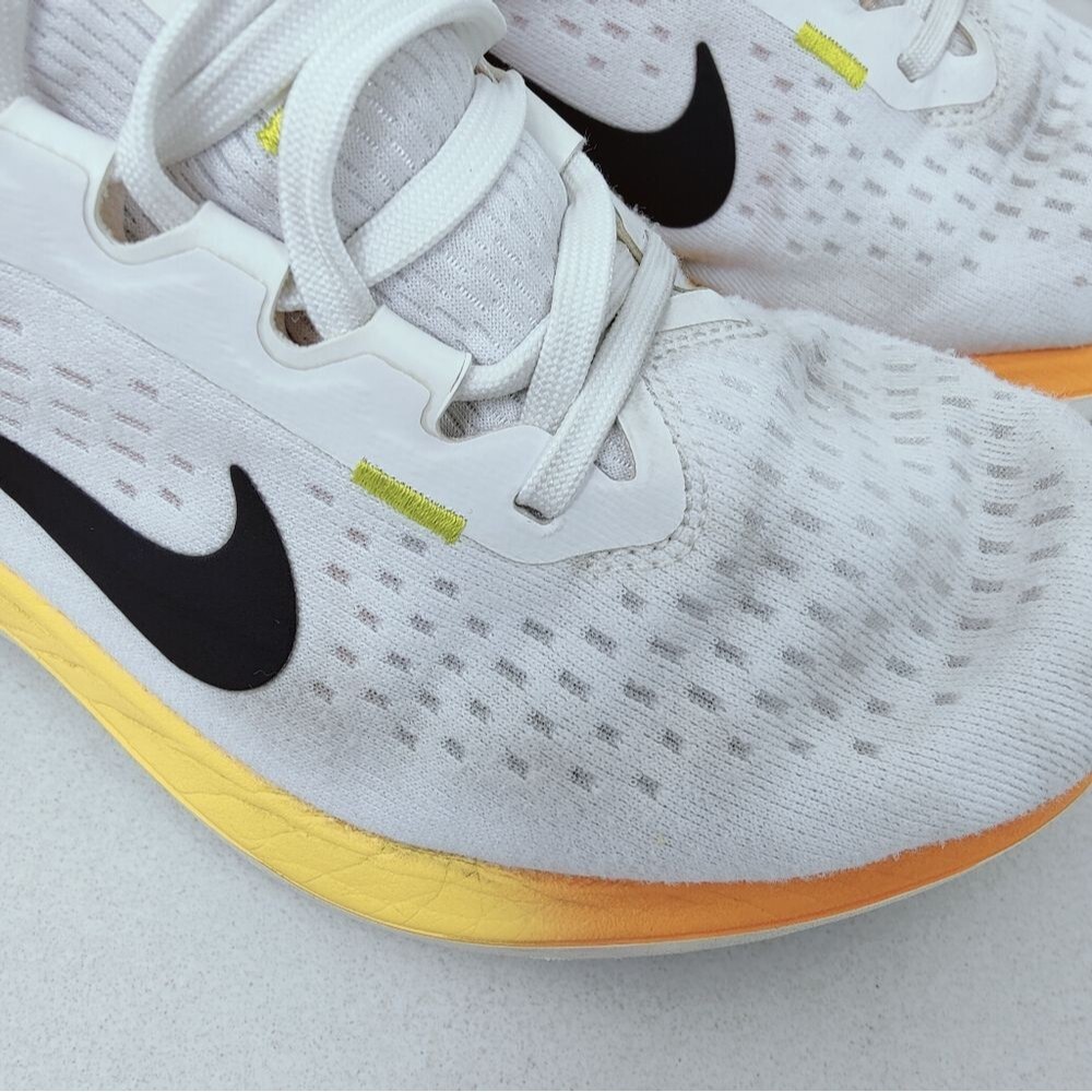 Nike Women's Zoom Winflo 10 White Citron Pulse Running Shoes Sneakers, Sz 7.5 - Picture 5 of 16